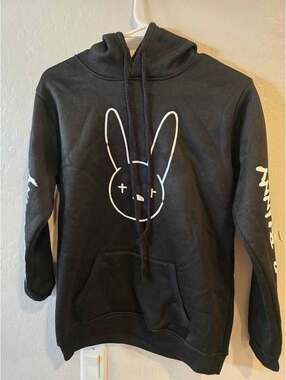 Bad Bunny Hoodie Men's Size Medium